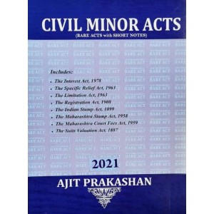 Ajit Prakashan's Civil Minor Acts (Bare Acts) 2021
